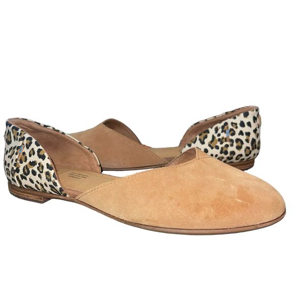 Toms Shoes - Toms Flats Jutti D'Orsay Leopard